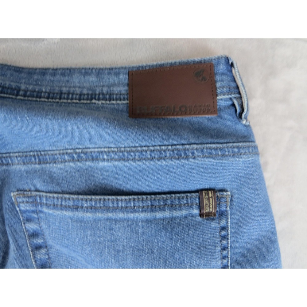 Buffalo‎ David Bitton Axel Jeans Mens 38x30 Blue Slim Stretch Denim Straight Leg - Picture 8 of 9